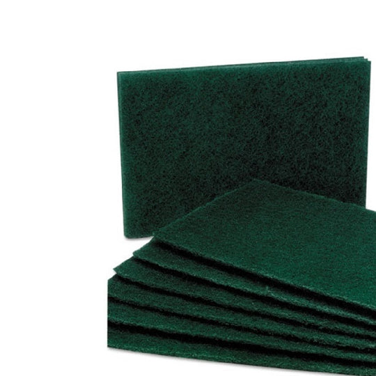 SCOURING PAD, MEDIUM GRADE, NYLON - GREEN