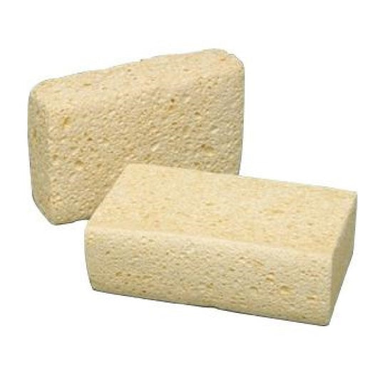 UNCOMPRESSED CELLULOSE COARSE SPONGE - NATURAL BX