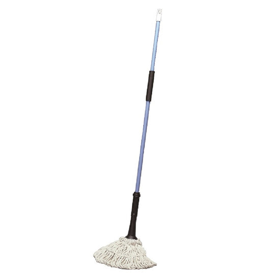 TWIST-WRING MOP, BLUE/ BLACK HANDLE, WHITE MOP HEAD, 54" HANDLE EA