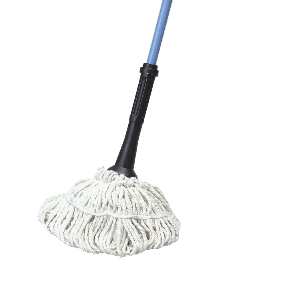 TWIST-WRING MOP, BLUE/ BLACK HANDLE, WHITE MOP HEAD, 54" HANDLE EA