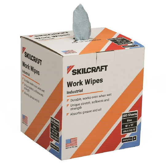 7920016849744 INDUSTRIAL WORK WIPES, BLUE SHEETS BX