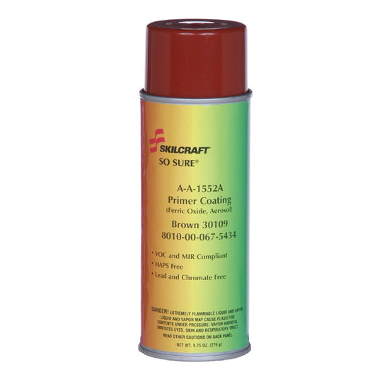 AEROSOL PRIMER PAINT, BROWN, 30109