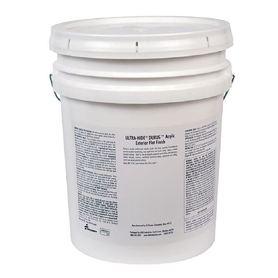 EXTERIOR 5-GAL ACRYLIC FLAT LATEX PAINT, MPI #10, FLAT GRAY