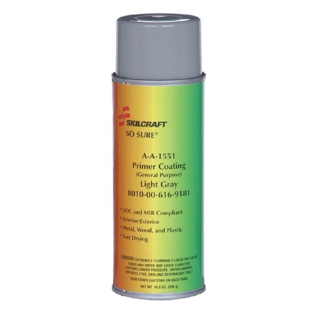 AEROSOL PRIMER COATING PAINT, MULTI-SURFACE - GRAY