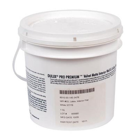 EXTERIOR ACRYLIC FLAT LATEX PAINT, MPI #10 - FLAT WHITE, 37875 - 1/CS