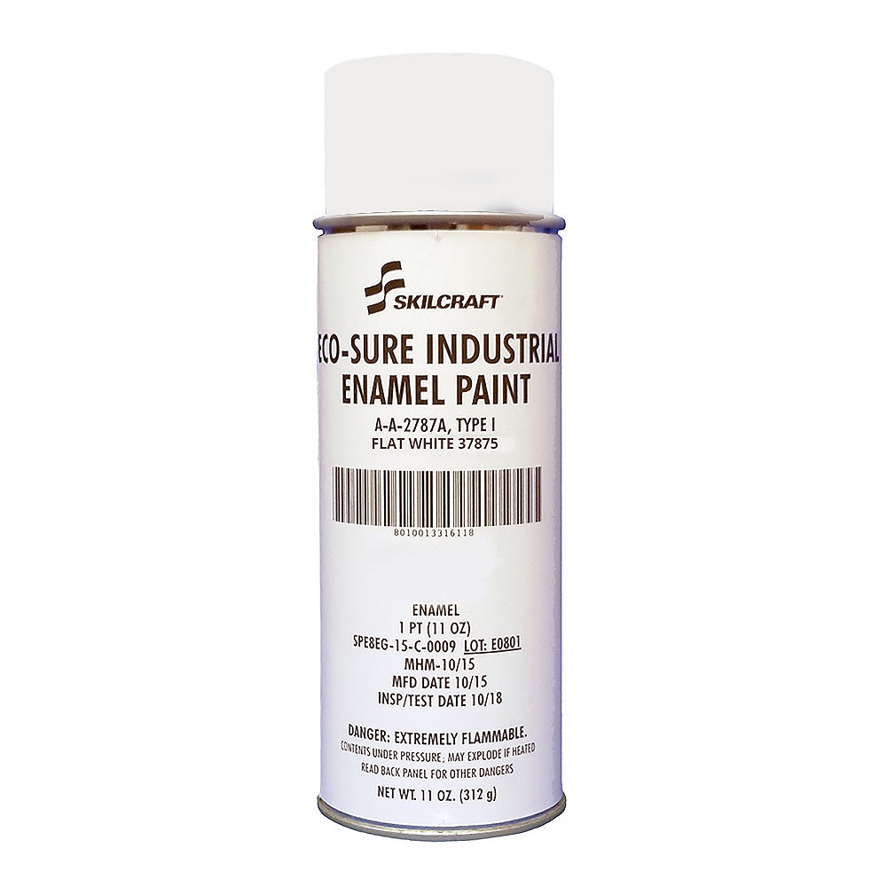 INDUSTRIAL ENAMEL AEROSOL PAINT - FLAT BLACK 17038