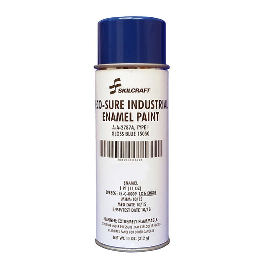 INDUSTRIAL ENAMEL AEROSOL PAINT - GLOSS BLUE, 15050