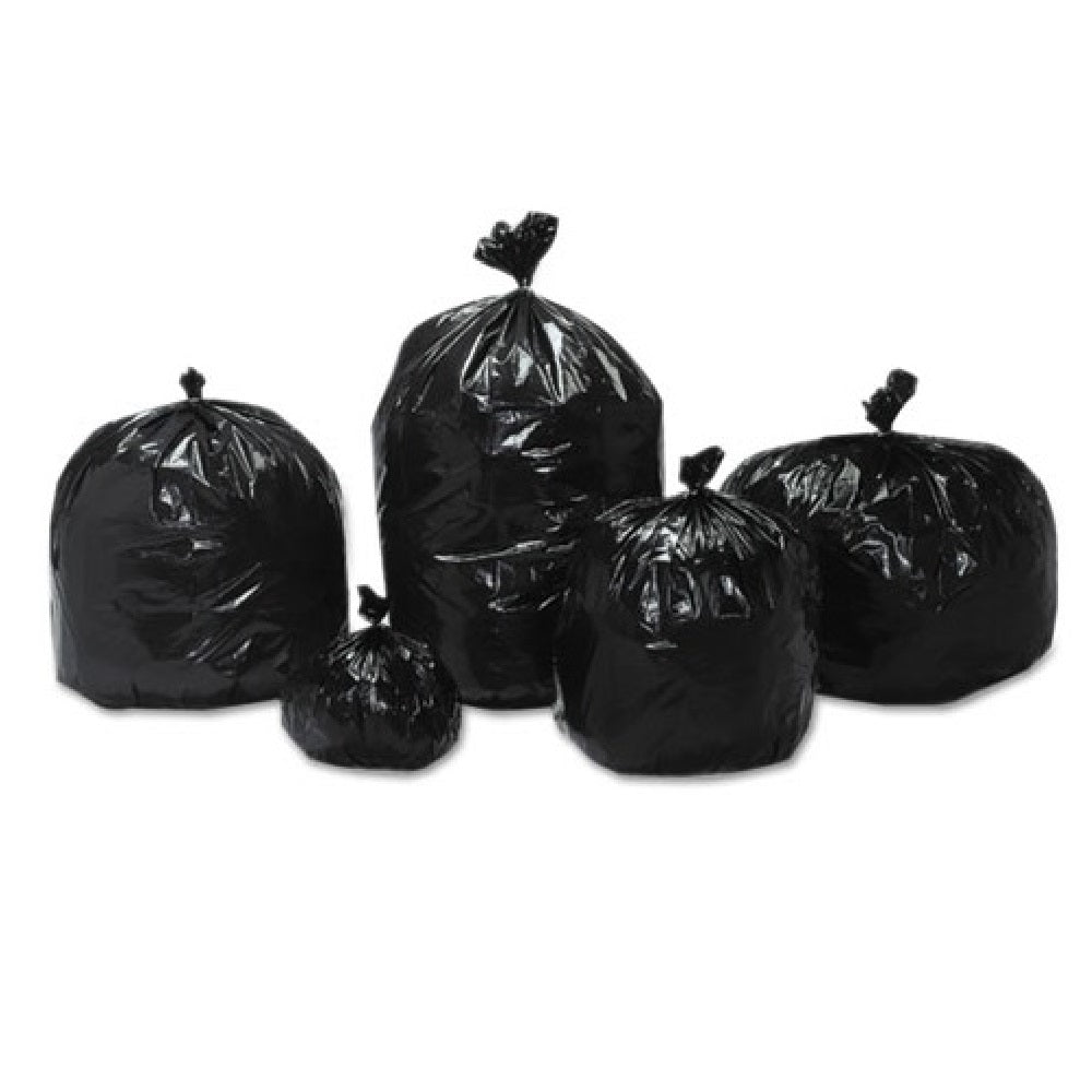 RECYCLED CONTENT TRASH CAN LINERS, 43" - BROWN/BLACK, 100/BOX