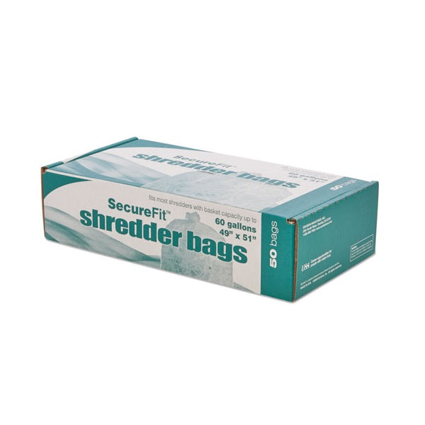 HEAVY DUTY SHREDDER BAGS, 60 GALLON CAPACITY - 50/BOX