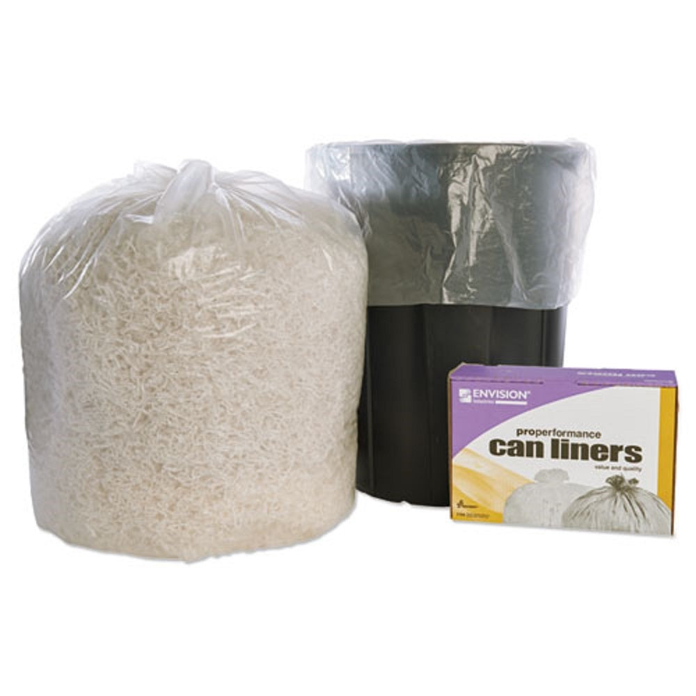 HIGH DENSITY CORLESS ROLE CAN LINER, 45 GALLON, NATURAL, 250/BOX