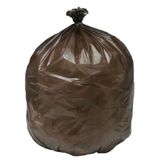 "CLC" CONTROLLED LIFE-CYCLE PLASTIC BAGS, EXTRA HEAVY DUTY, BROWN