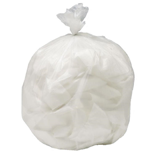 MEDIUM DUTY "CLC" PLASTIC BAGS, WHITE  BX