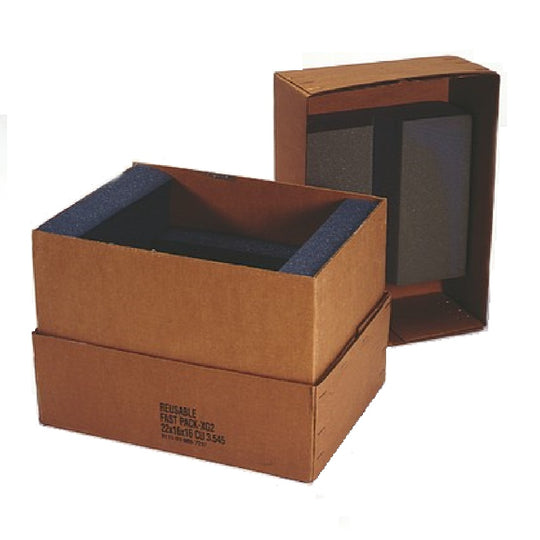 HORIZONTAL STAR PACK SHIPPING BOXES, BROWN, 20" x 14" x 14"