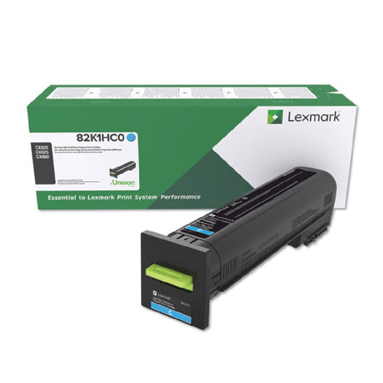 LEXMARK (82K0HCG) HIGH YIELD CYAN RETURN PROGRAM TONER CARTRIDGE FOR US GOVERNMENT