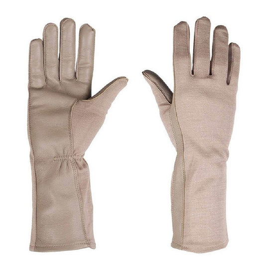 SUMMER FLYER LEATHER GLOVES, FIRE RETARDANT/SWEAT RESISTANT, SIZE 5, TAN - 1/PAIR