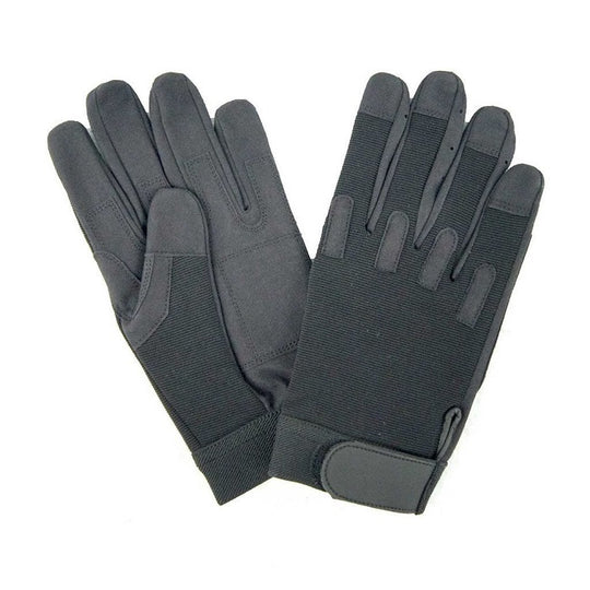 MECHANICS BLACK GLOVES, MEDIUM PR