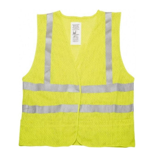 CLASS 2 ANSI 107-2010 FR COMPLIANT SAFETY VEST, LARGE