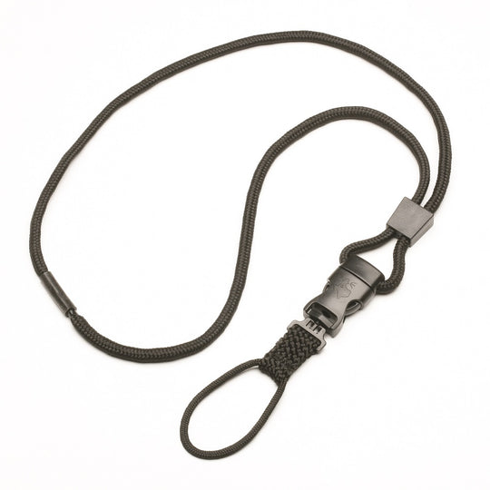 BREAKAWAY NECK LANYARD, PLASTIC LOOP FASTENER, 36" LONG, BLACK