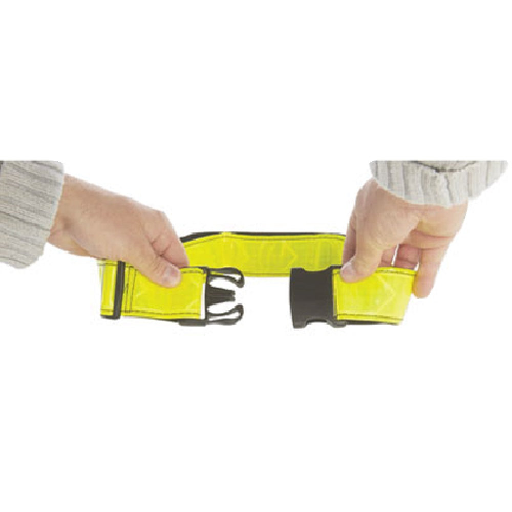 SAFETY REFLECTIVE BELT, LIME GREEN