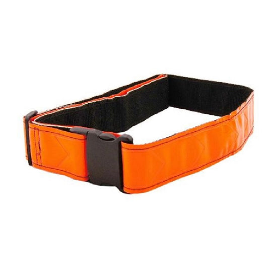 SAFETY REFLECTIVE BELT, VINYL, ADJUSTABLE 31" - 55", FLUORESCENT ORANGE