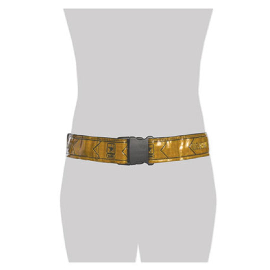 SAFETY REFLECTIVE BELT, ARMY GOLD/BLACK