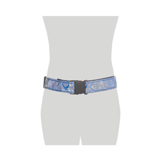 SAFETY REFLECTIVE BELT - AIR FORCE SILVER/BLUE