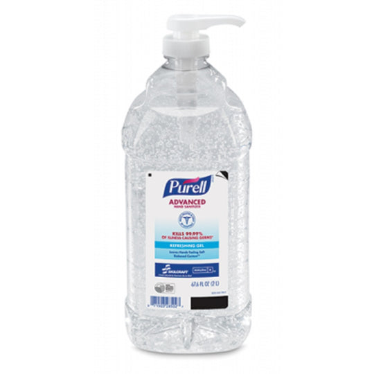 8520015793825 HAND SANITIZER GEL, 2-LITER PUMP BOTTLE BX