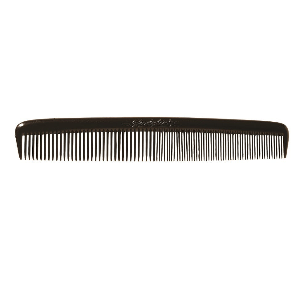 7 1/2" LONG BARBERS COMB - BLACK