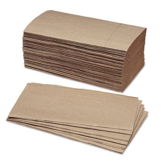 FOLDED PAPER KRAFT TOWELS, 250/BUNDLE  16 SL/BX