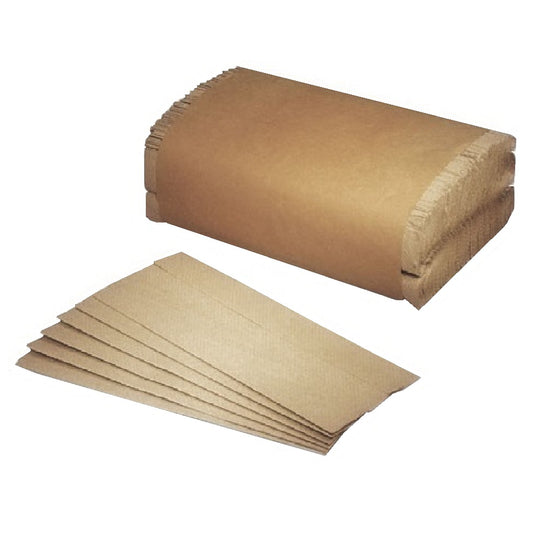 BROWN C-FOLD PAPER HAND TOWELS, 10-1/4 W, 12 PACKS/BX