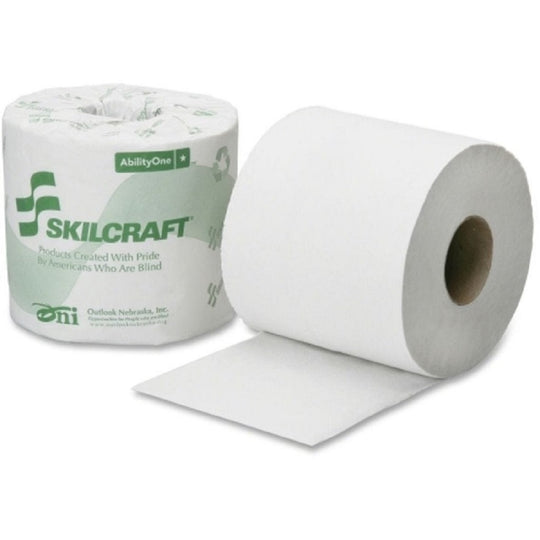 1-PLY TOILET TISSUE, SEPTIC SAFE, WHITE BX