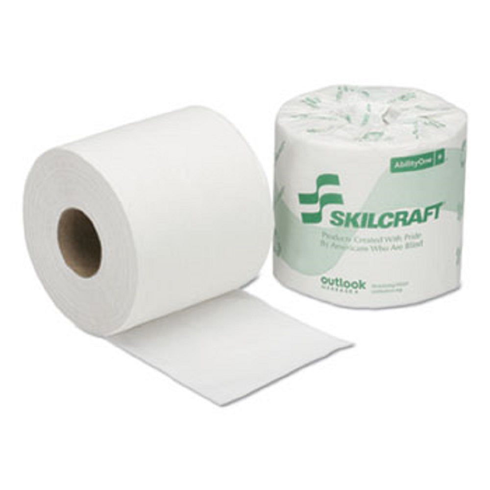 1-PLY TOILET TISSUE, SEPTIC SAFE, WHITE BX