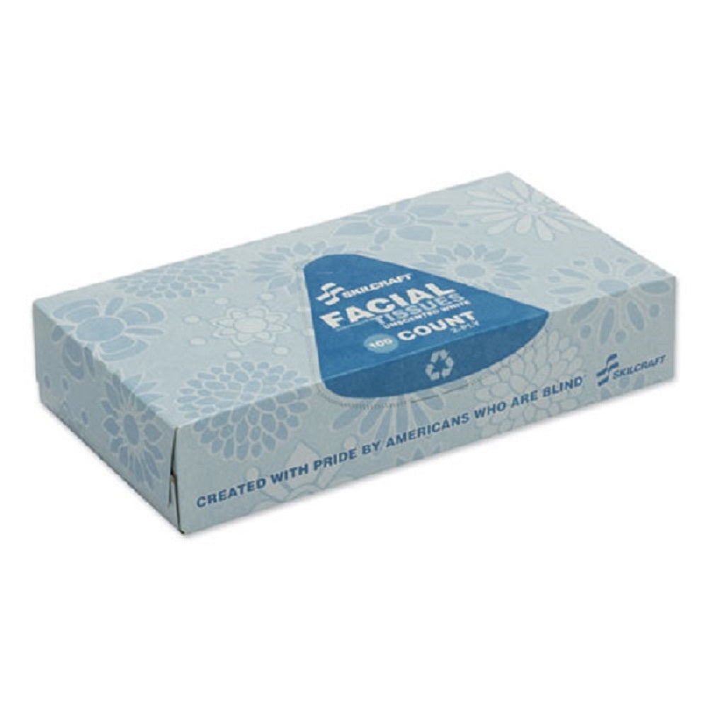 FACIAL WHITE TISSUE - 2 PLY - CS