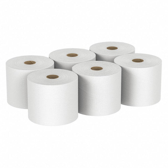 HARDWOUND ROLL PAPER TOWEL, WHITE