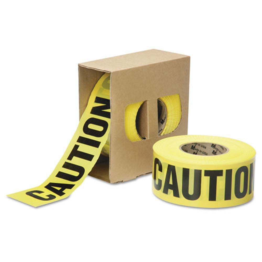 BARRICADE TAPE, 2 mL THICK, 3" W x 1,000 FT. ROLL