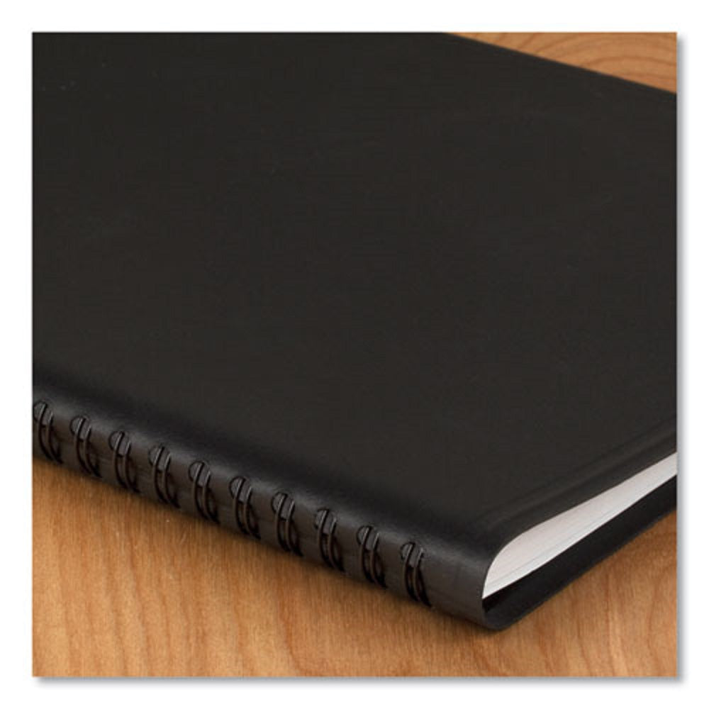 QUICKNOTES WEEKLY VERTICAL COLUMN FORMAT APPOINTMENT BOOK - BLACK COVER - 12 MONTH (JAN to DEC) 2022