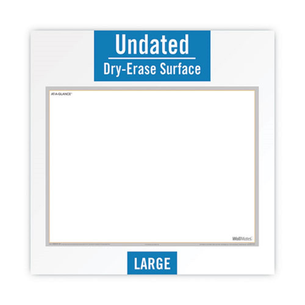 WALLMATES SELF ADHESIVE DRY ERASE WRITING/PLANNING SURFACE