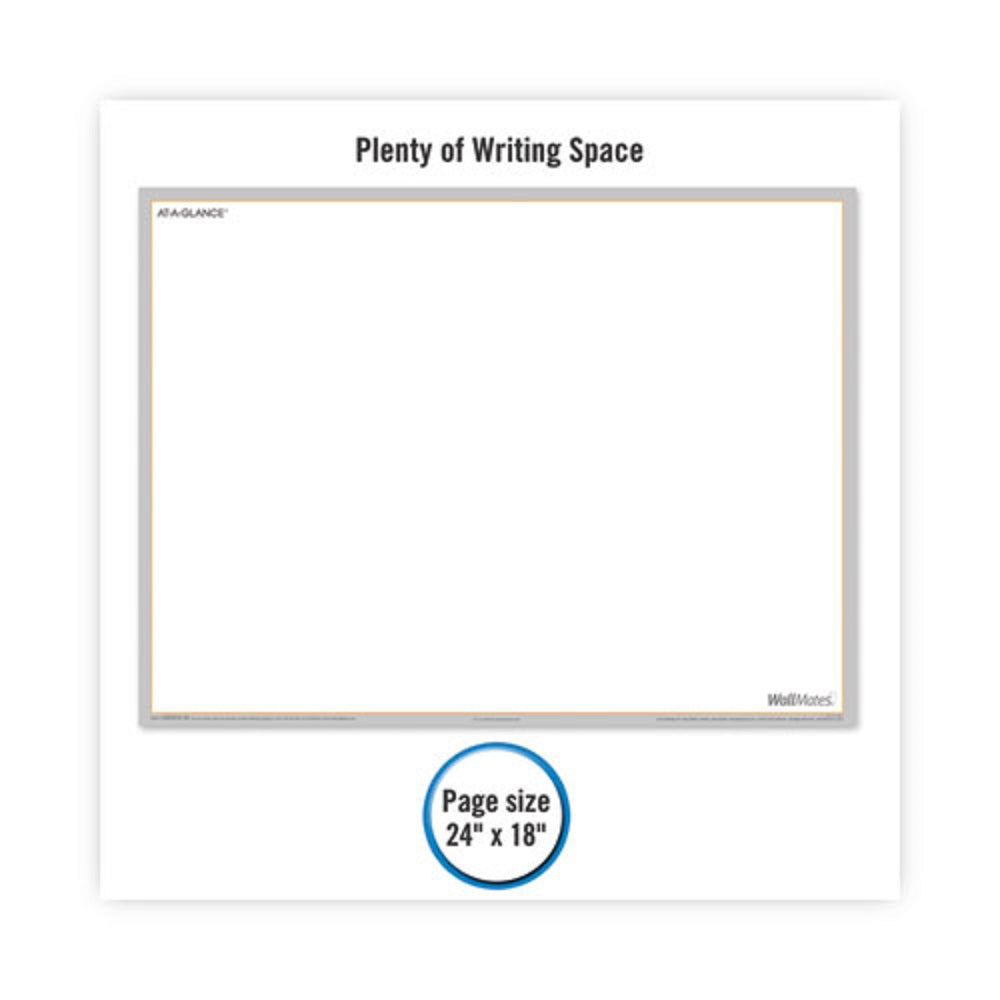 WALLMATES SELF ADHESIVE DRY ERASE WRITING/PLANNING SURFACE