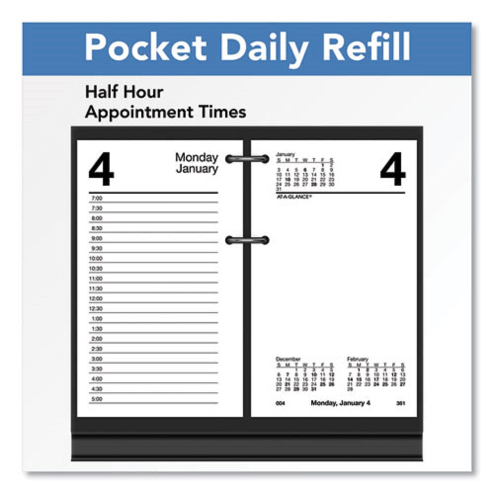 DESK CALENDAR REFILL, 3.5" x 6" - 2023