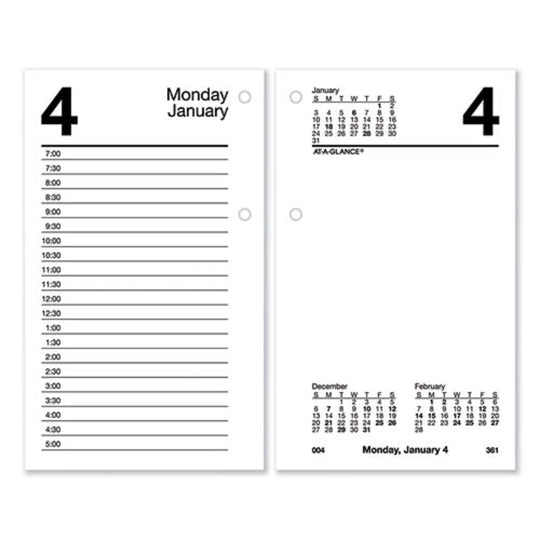 DESK CALENDAR REFILL - RECYCLED - 2023