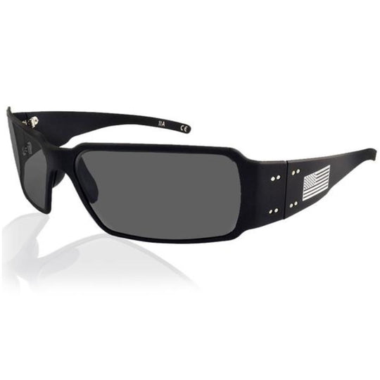 BOXSTER POLARIZED - PATRIOT AMERICAN FLAG / BLACKOUT SMOKED POLARIZED LENS