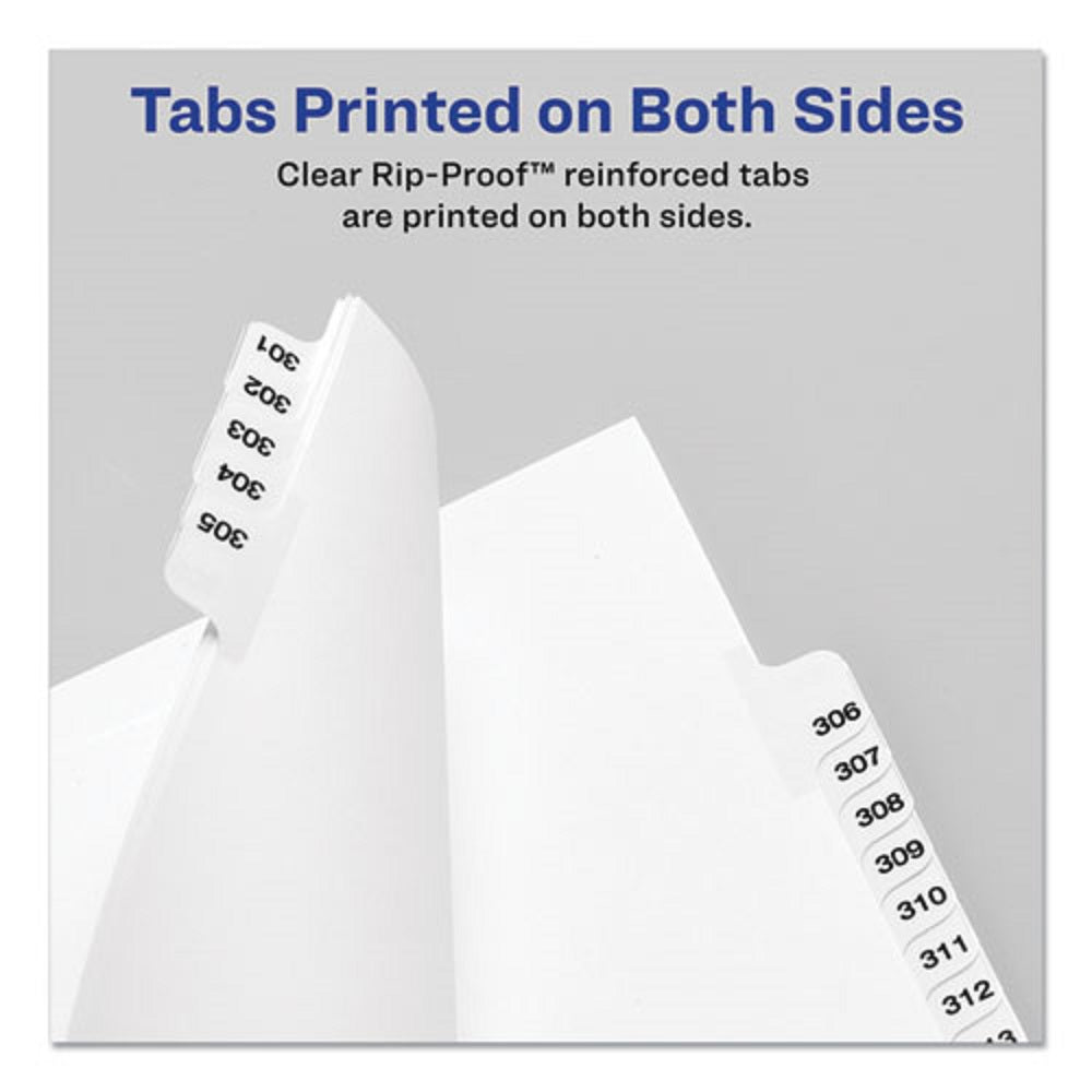 STANDARD COLLATED LEGAL EXHIBIT DIVIDER SETS - AVERY STYLE