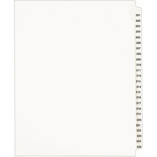 PREPRINTED LEGAL EXHIBIT SIDE TAB INDEX DIVIDERS, AVERY STYLE