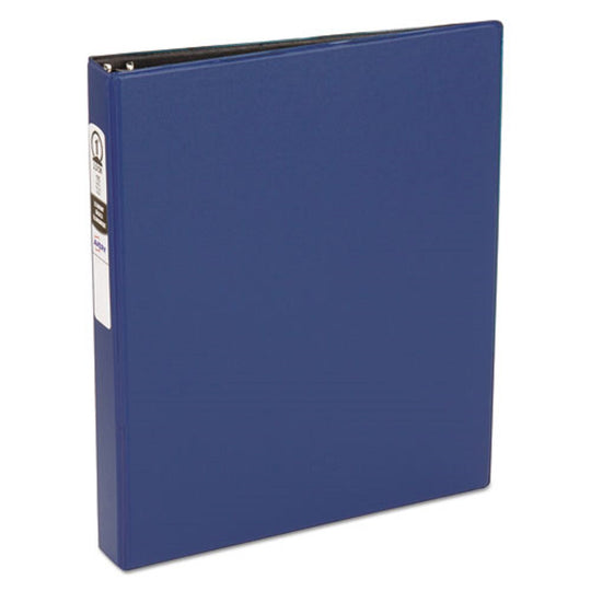 ECONOMY NON-VIEW BINDER W/ ROUND RINGS - BLUE