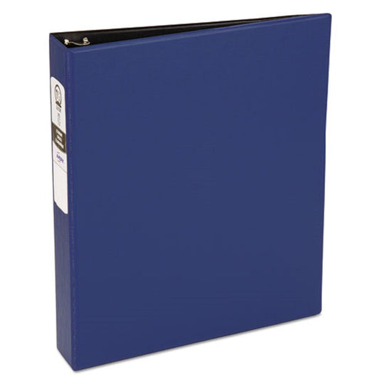 ECONOMY NON-VIEW BINDER W/ ROUND RINGS - BLUE