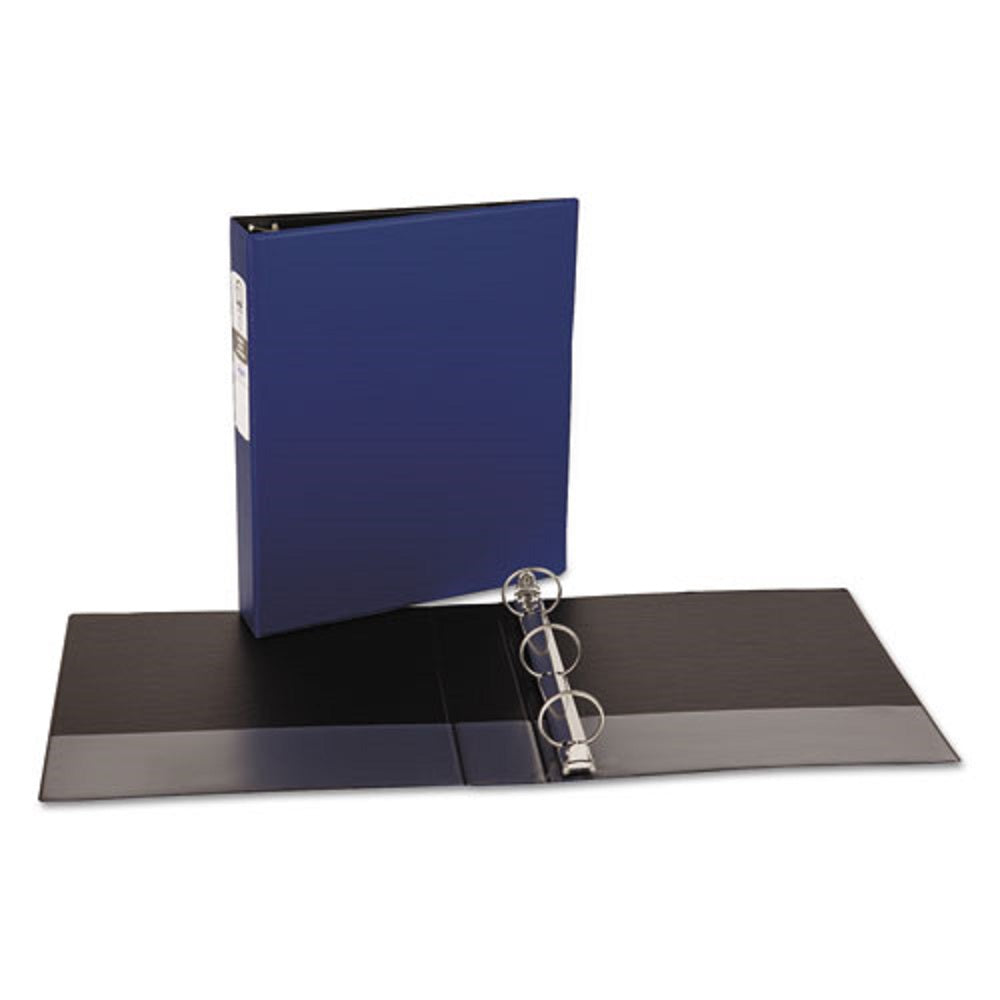 ECONOMY NON-VIEW BINDER W/ ROUND RINGS - BLUE