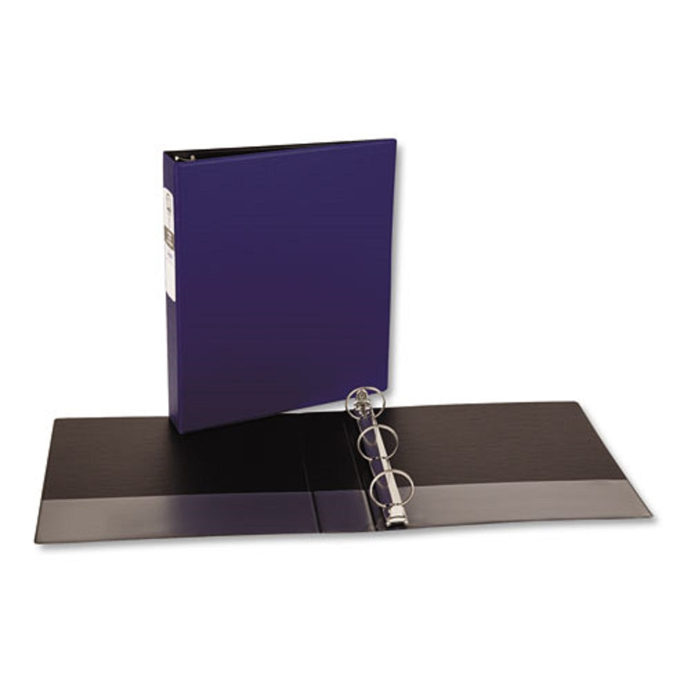 ECONOMY NON-VIEW BINDER W/ ROUND RINGS - BLUE