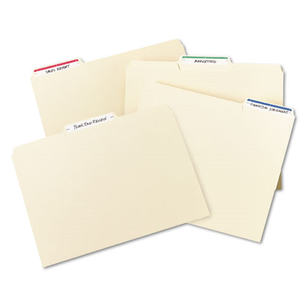 PERMANENT FILE FOLDER LABELS - DARK BLUE