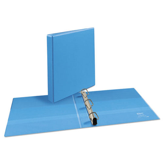 HEAVY-DUTY NONSTICK VIEW BINDER - LIGHT BLUE