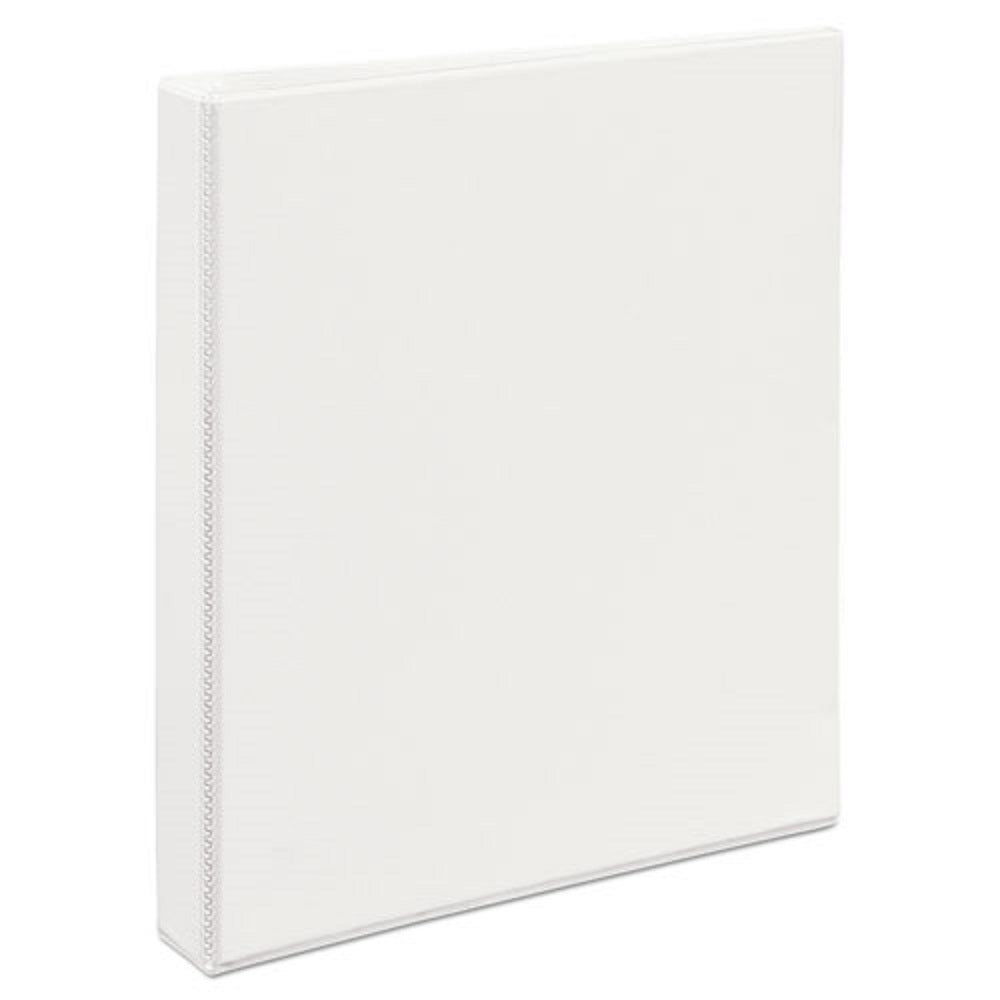 HEAVY-DUTY NONSTICK VIEW BINDER - WHITE